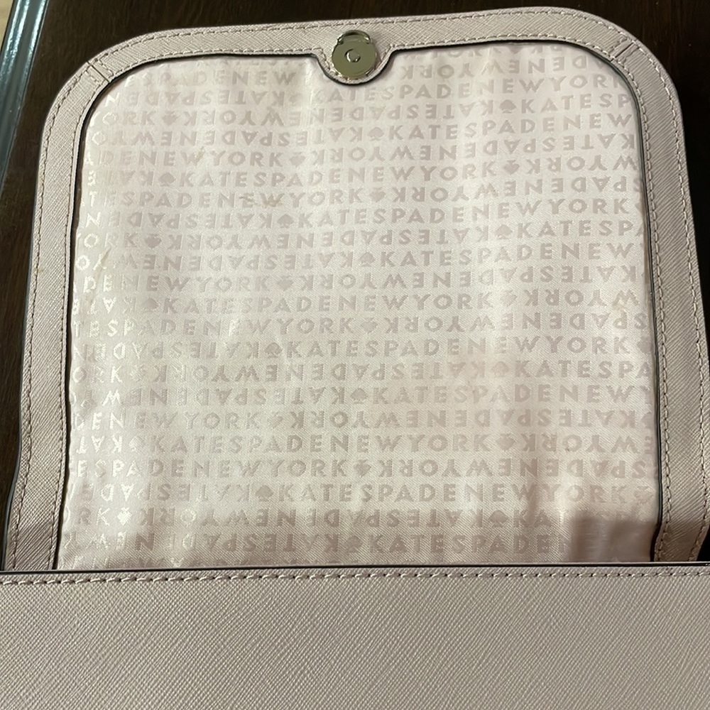 Kate spade blush pink purse Diamond studs girly - Picture 7 of 7